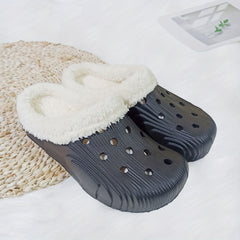 Women's Winter Plush Outwear Clogs - Warm & Stylish