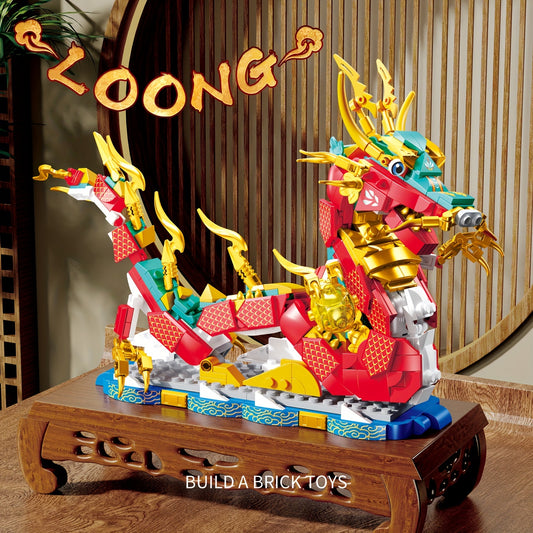 506pcs Kids Dragon Building Set - Educational Blocks