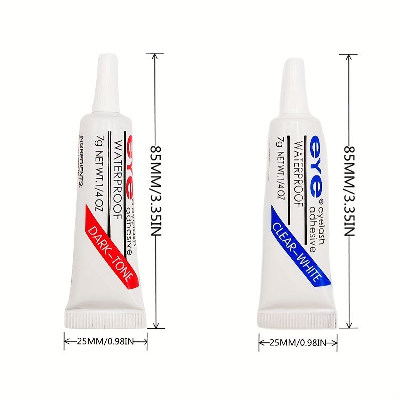2pcs Quick Dry Eyelash Glue Waterproof Adhesive