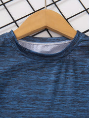Boys Sports Outfit Set Quick drying T shirt & Shorts Kids Summer Clothes