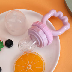 Baby Silicone Mesh Bag for Fruit & Vegetable Eating, Cat Claw Shape Pacifier