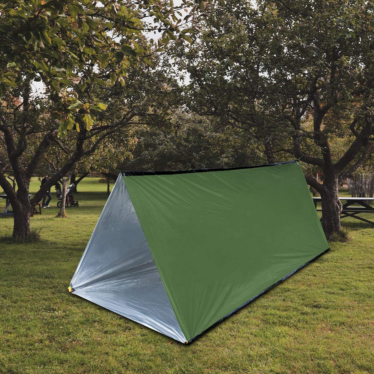 Portable First Aid Tent for 2 People Waterproof Windproof Warm Emergency Shelter
