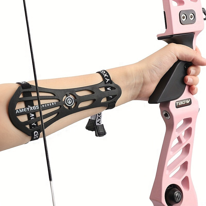 Adjustable Archery Arm Guard with 2 Straps