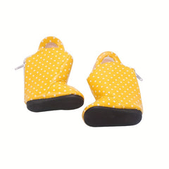 Yellow Rain Boots for 45-72 cm American Baby Doll
