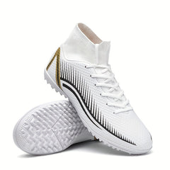 Professional Turf Football Boots Lace Up TF Soccer Cleats