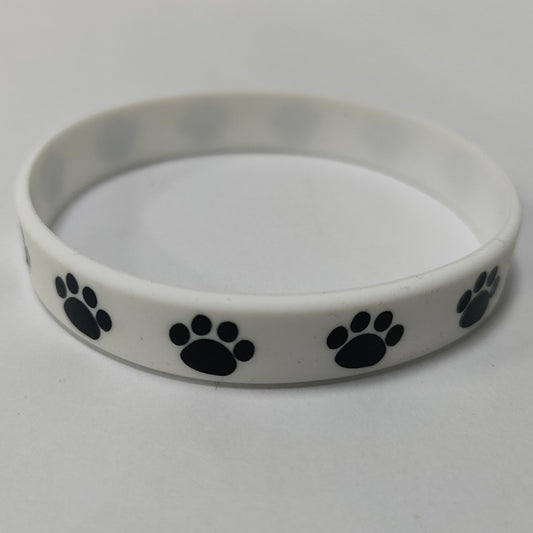 Animal Paw Print Wristband Silicone Bracelet Party Favors