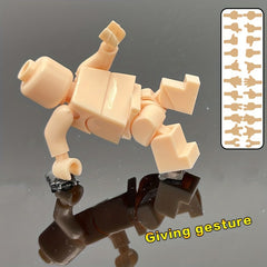 12 Joint Movable Building Block Toy for Ages 8 - Perfect Gift