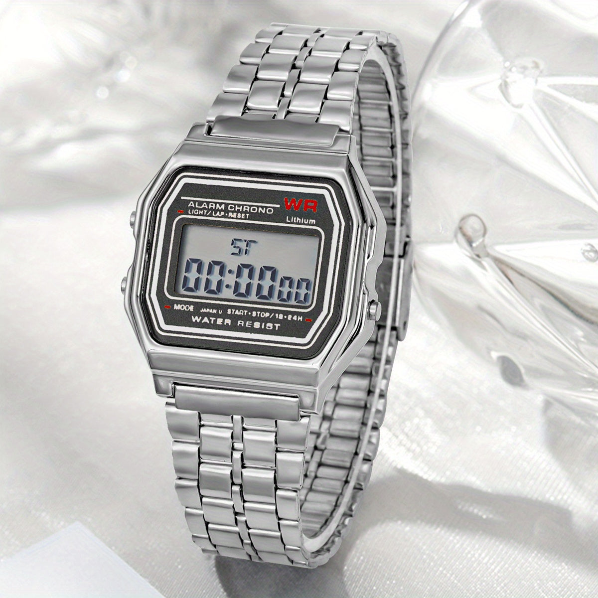 High School Luminous Watch Stainless Steel Strap Boys