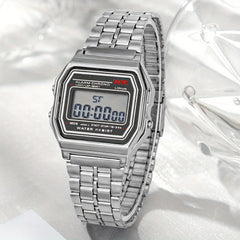 High School Luminous Watch Stainless Steel Strap Boys