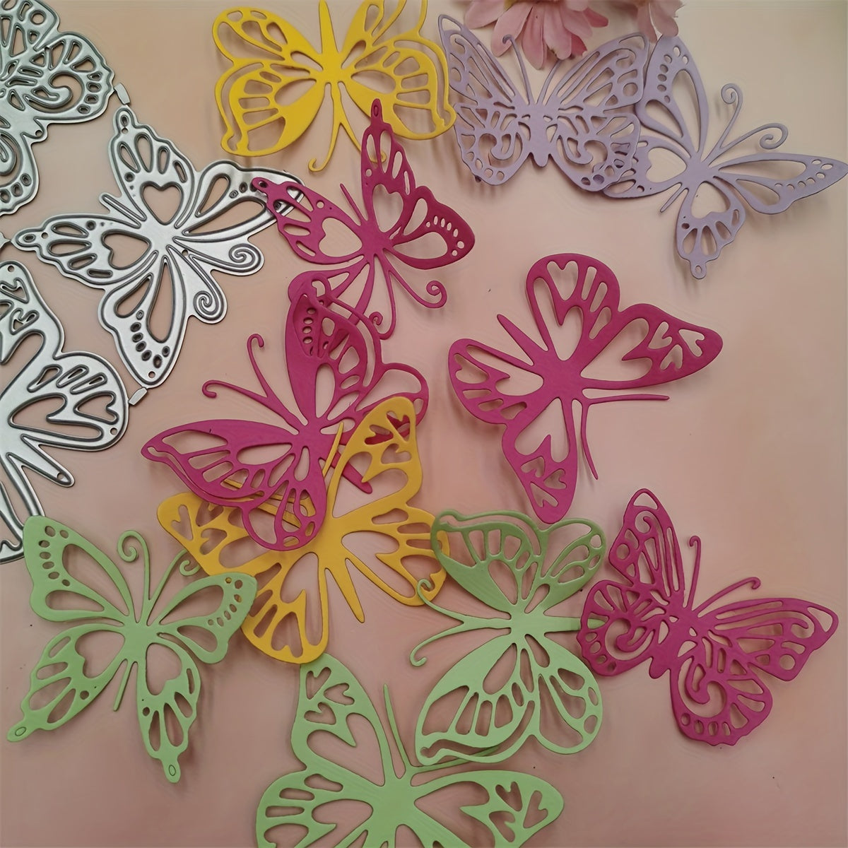 1pc Hollow Butterfly Metal Cutting Dies Stencil DIY Scrapbooking Paper Card
