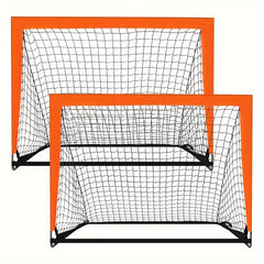 Portable Soccer Goal Training Net Frame Folding Football Game Goal