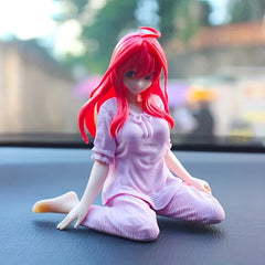Pajama Girl Anime Model Figures Computer Case Decoration