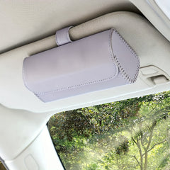 Car Glasses Box Sun Visor Storage Ticket Card Clip