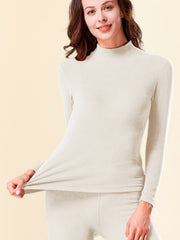 Soft Seamless Thermal Underwear Top Women's Lingerie