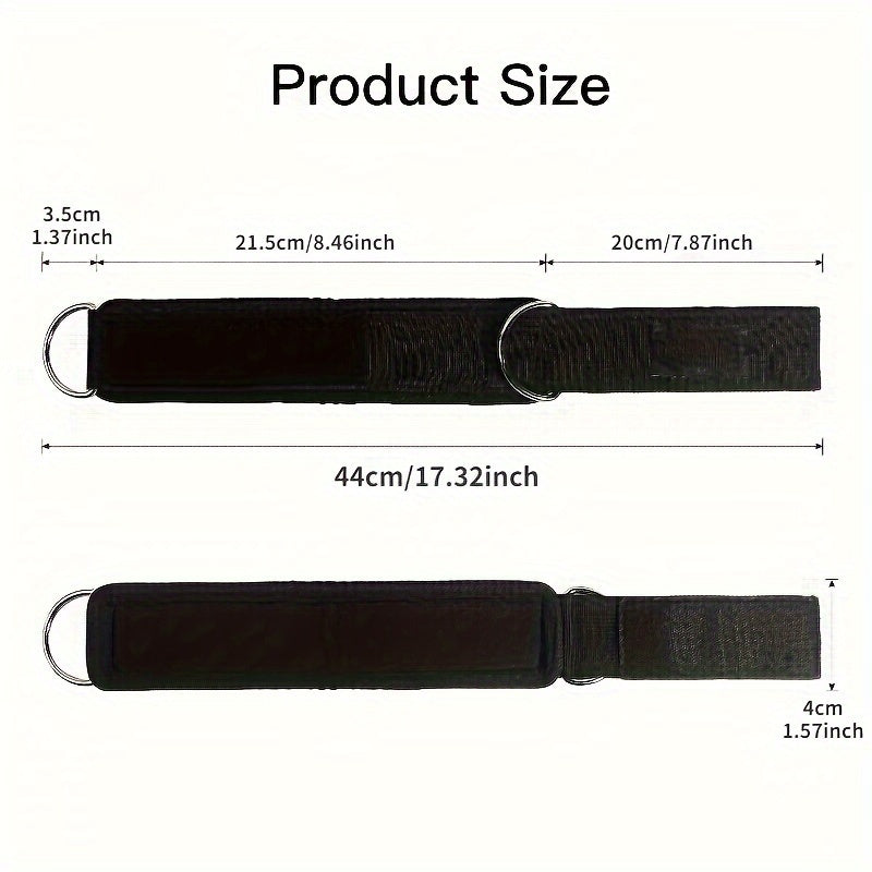 Ankle Straps for Cable Machine D Ring Ankle Cuffs Gym Fitness Exercise