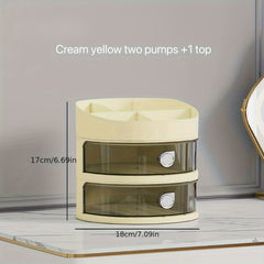 Desktop Storage Box Makeup Storage Container Clear 1pc