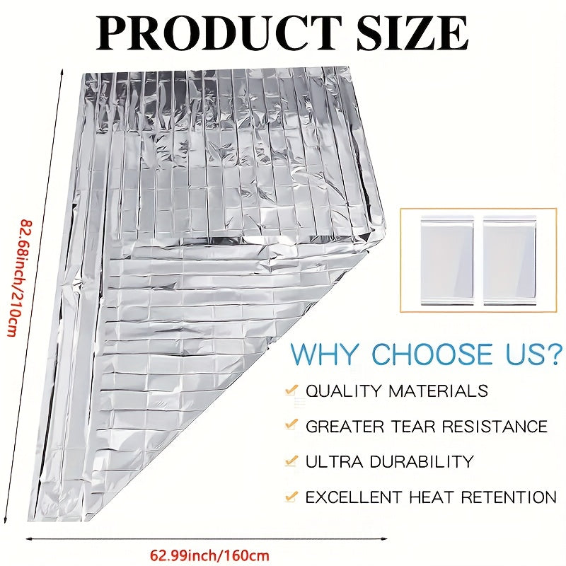 Waterproof First Aid Rescue Survival Blanket - Outdoor Camping Emergency Tool