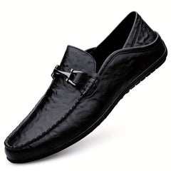 Men's No Tie Lace Slip-On Loafers Smart Casual Shoes