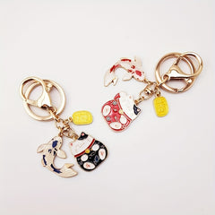 Lucky Cat Keychain Cat Paw Pendant For Backpack
