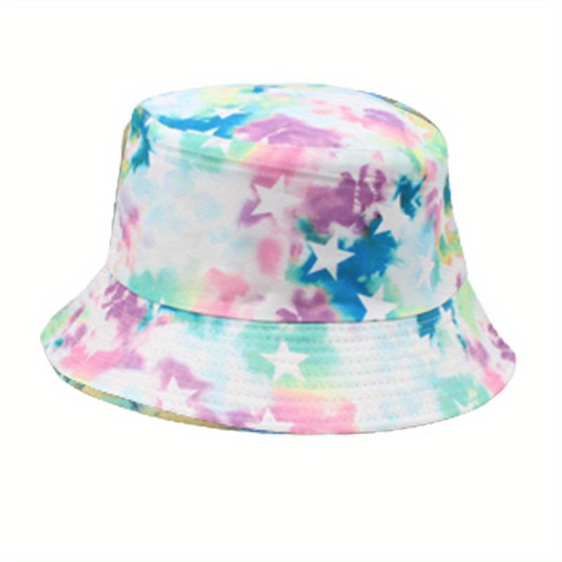 Print Double Sided Fisherman Hat For Men And Women Casual Sun Hat