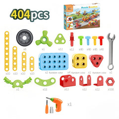 Screw Toys Building Blocks with Nuts for Creative Assembly