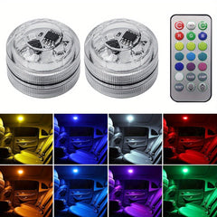 Wireless LED Car Interior Ambient Light Remote Control