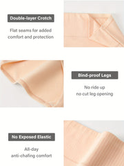 3 Pack Plus Size Panties Set High Waisted Tummy Control 3pcs Set