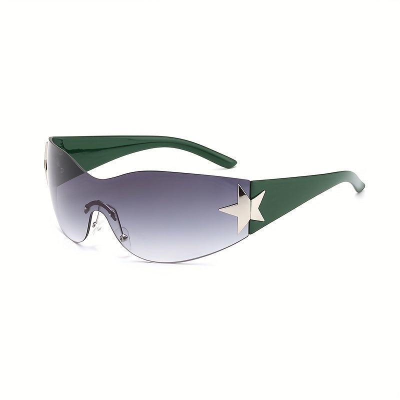 Men's Oversized Wrap Around Street Style Sunglasses