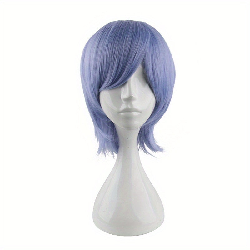 Men's Short Straight Wig Anime Costume Wigs for Parties