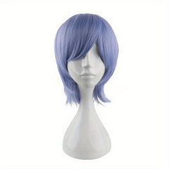 Men's Short Straight Wig Anime Costume Wigs for Parties