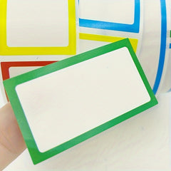 250 Colored Refrigerator Seasoning Jar Sticker Roll