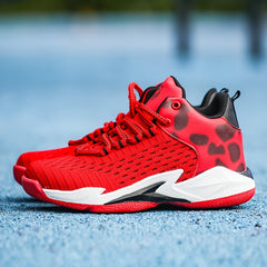 Boy's Basketball Shoes Non Slip Sneakers For Kids Outdoor Activities