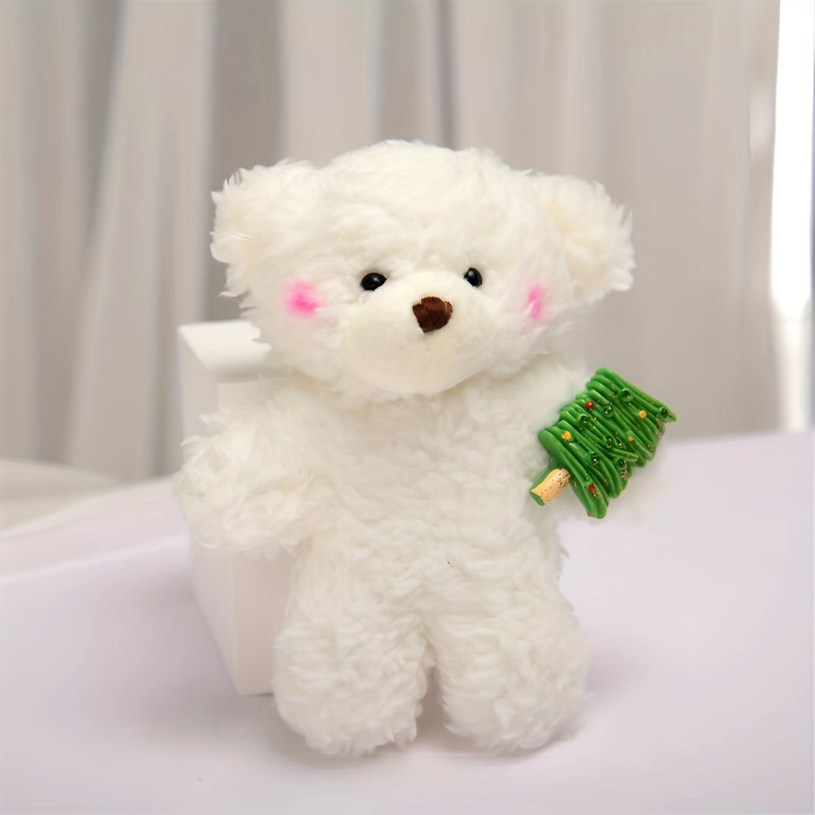 Teddy Bear Plush Toy Conjoined Bear Doll Bear Toy Small Gift Keychain