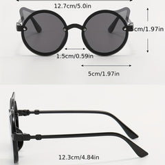 2pcs Boys' Cartoon Cat Ears Sunglasses Party Holiday Eyewear