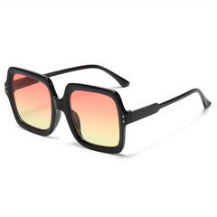 Square Sunglasses UV400 Ombre Lens Sun Shades Glasses