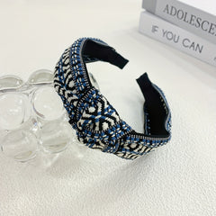 Boho Embroidery Braided Hair Hoop Hair Accessories