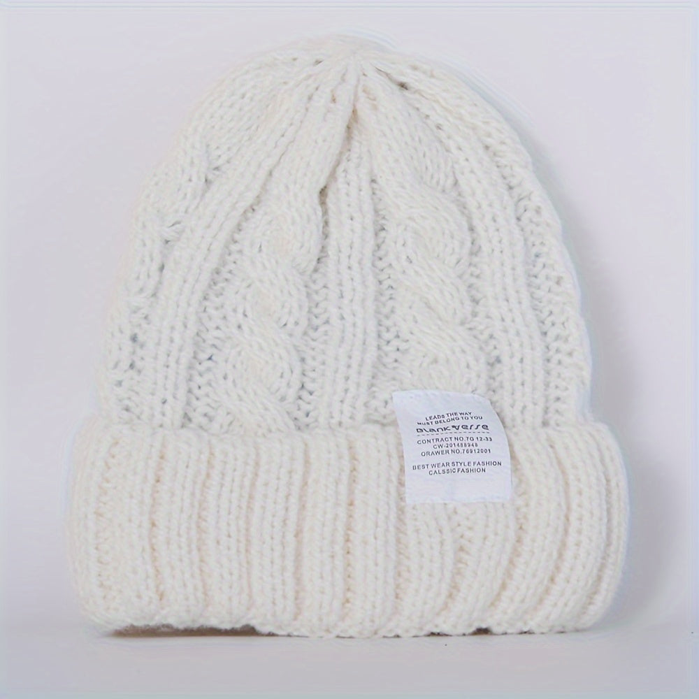 Warm Knitted Hat for Autumn and Winter Outdoor Activities