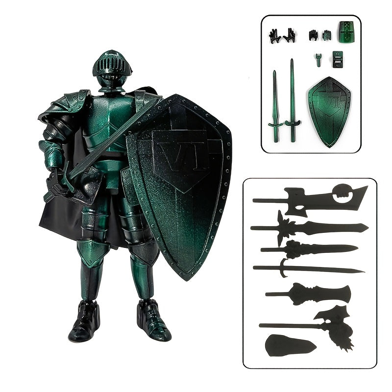 Roman Medieval Knight Warrior Toy DIY Educational Gift