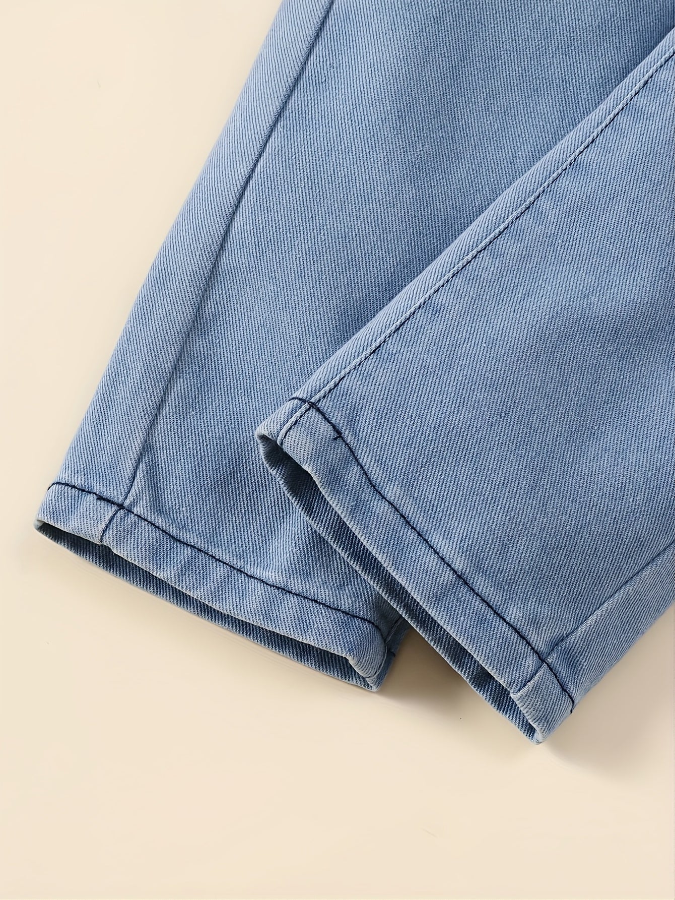 Girls Denim Jeans with Pockets Kids Spring Fall Clothing