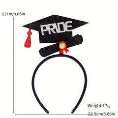 Graduation Decorative Hair Band Photo Prop Bachelor's Hat Head Band