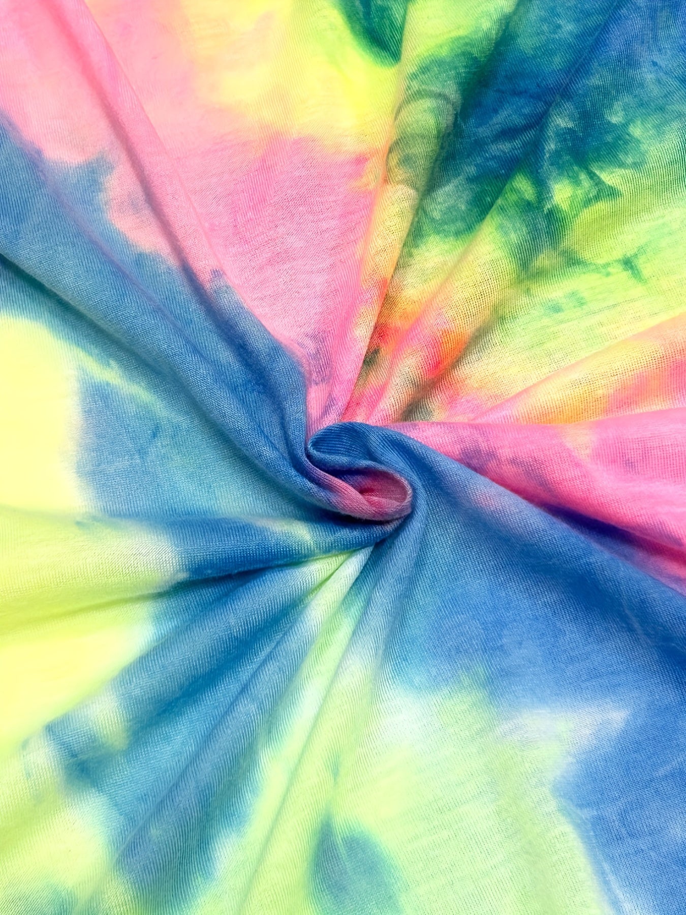 Tie Dye Print Tank Top Summer Sleeveless Top Women's Clothing