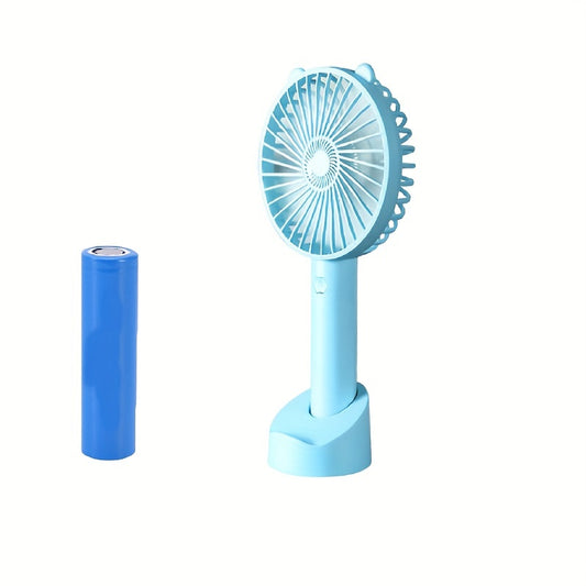 Mini USB Rechargeable Fan Portable Foldable Pocket Quiet Fan