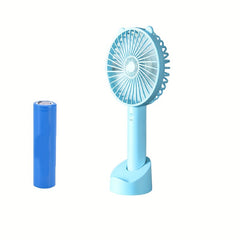 Mini USB Rechargeable Fan Portable Foldable Pocket Quiet Fan