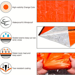 PE Aluminum Film First Aid Sleeping Bag for Outdoor Emergency