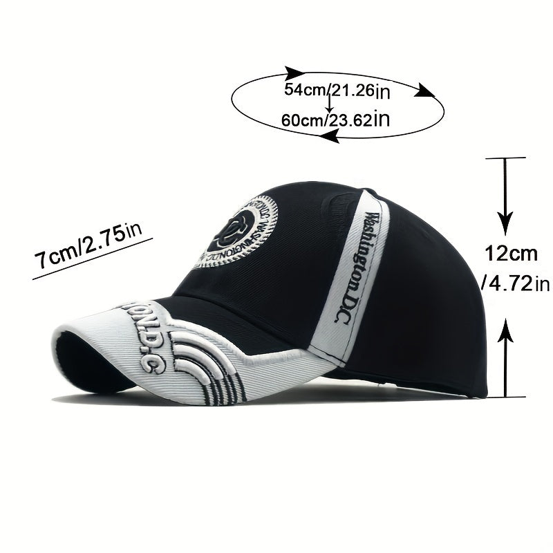 Embroidered Baseball Cap Sun Protection, Hip Hop Style