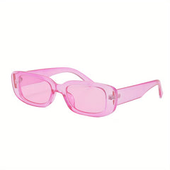 Small Rectangle Sunglasses Vintage Ladies Stylish Sunglasses
