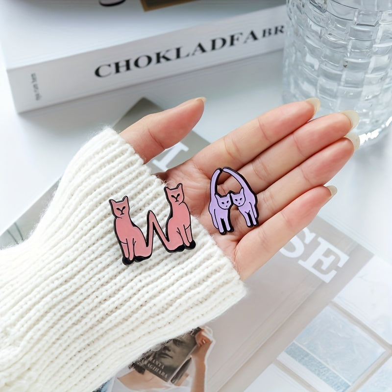Cartoon Animals 26 English Letters Brooch