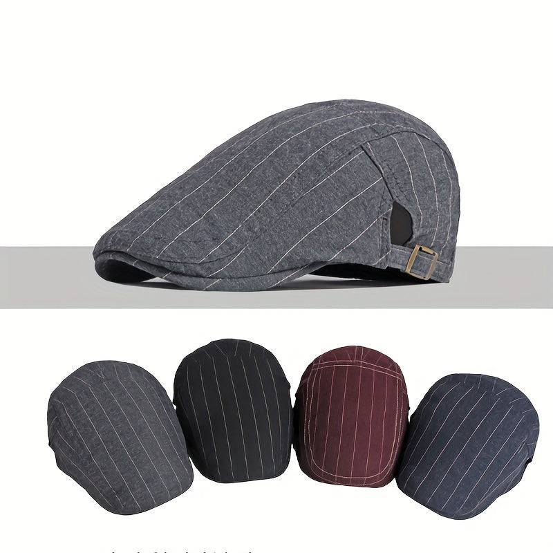 Men's Thin Breathable Peaked Cap British Retro Beret