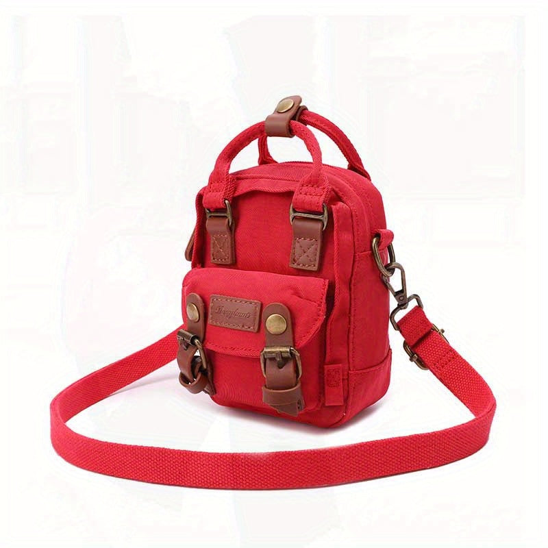Canvas Mini Shoulder Messenger Bag for Girls