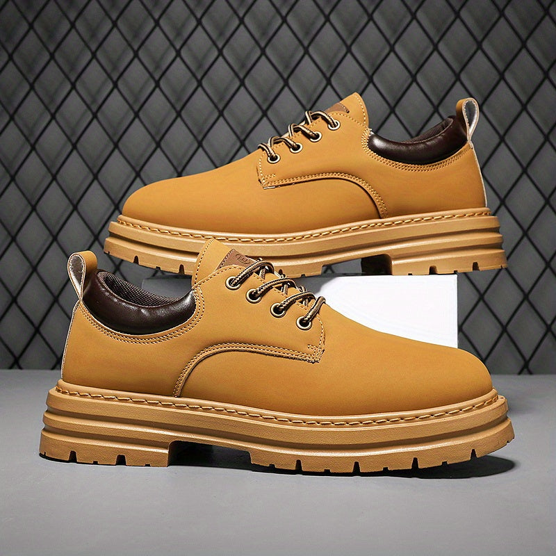 Men's Lace Up Low Top Boots for Climbing Trekking